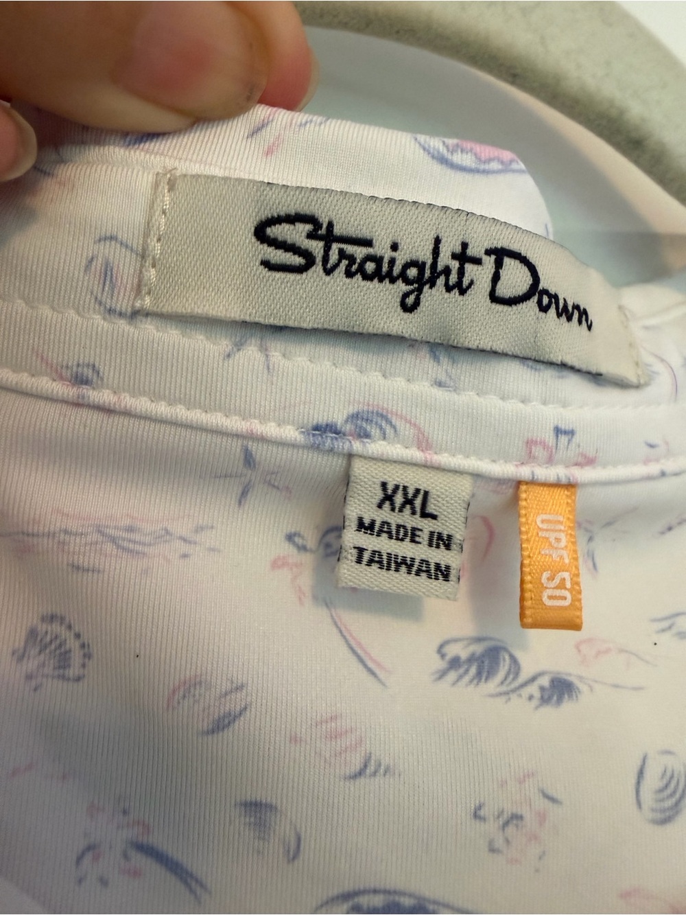 Straight Down Hammock Bay Performance Golf Polo Shirt Men's XXL Coastal - Picture 4 of 9